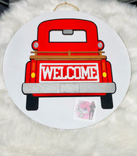 Load image into Gallery viewer, Truck Door Hanger, Interchangeable Door Sign,Seasonal Inserts, Laser Cut Signs