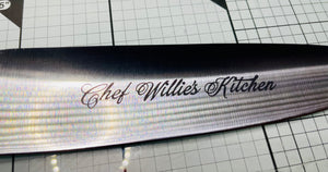 Engraved Chef’s Knife