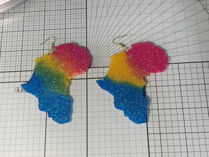 Africa Resin Earrings