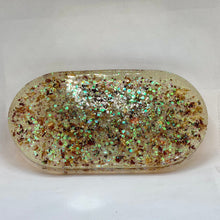 Load image into Gallery viewer, Resin Vanity Tray - Resin Tray, Oval Tray, Jewelry Tray, Jewelry Dish, Trinket Tray