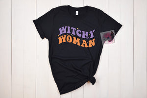 Witchy Woman Halloween T-shirt