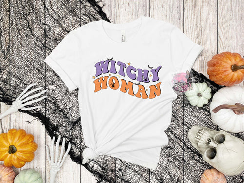 Witchy Woman Halloween T-shirt