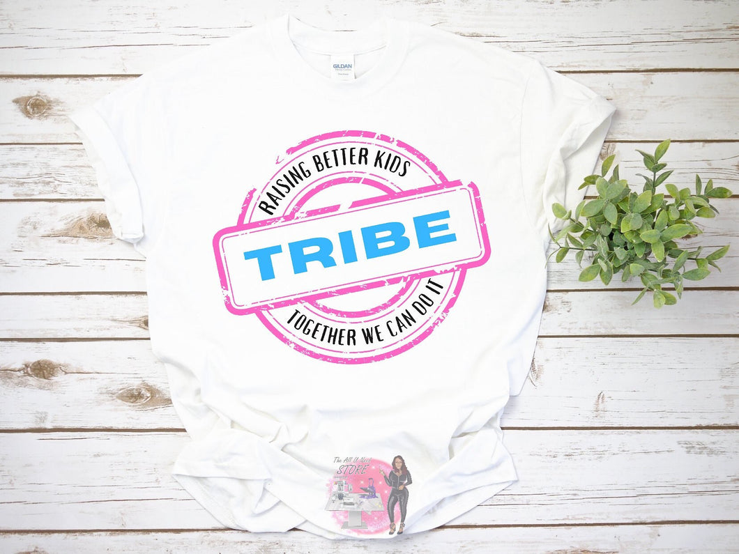 Raising Better Kids Tribe T-shirt, Child Awareness T-shirt, Promoting Togetherness, Taking Care of kids Better, Sharing the Responsibility