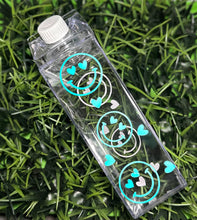 Load image into Gallery viewer, Smiley Face Milk Carton Water Bottle | Smiley Face Water Bottle| Milk Carton Water Bottle | Milk Carton | Decorated Milk Carton Water Bottle