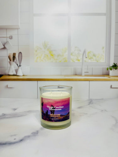 Baja Flower Blossom Candle