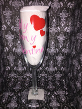 Load image into Gallery viewer, Personalized Valentine&#39;s Day Champagne Flute