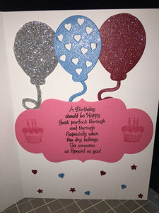 Balloon Birthday Card