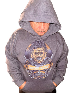 Texas chainsaw massacre leather face inspired sweatshirt, funny horror shirt, horror fan gift