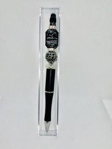 Beaded Black Pen