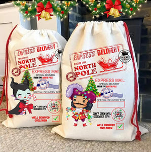 Christmas Santa Sack Personalized Bag Presents Kid Family Children Christmas Present Bag Toys Gifts Jumbo Size Bag Oversized Santa Bag Sack