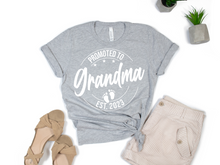 Load image into Gallery viewer, Promoted to Grandma T-shirt