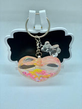 Load image into Gallery viewer, Heart Shaker Keyring