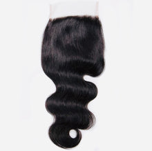 Load image into Gallery viewer, Brazilian 4 x 4 Transparent Lace / Body Wave 18inch Lace Closure