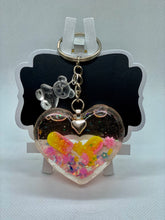 Load image into Gallery viewer, Heart Shaker Keyring