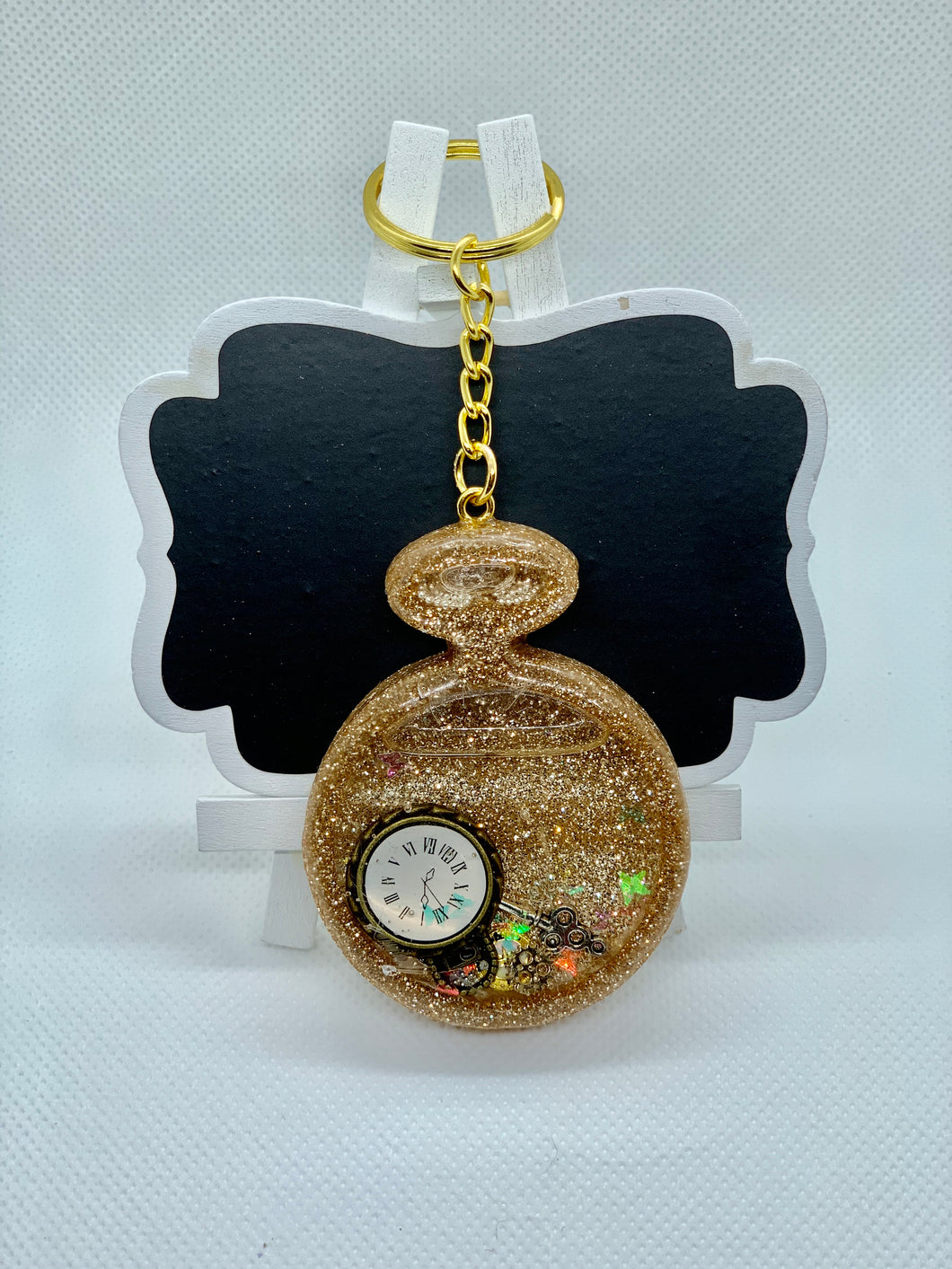 Timepiece Shaker Key Ring