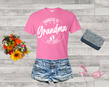 Load image into Gallery viewer, Promoted to Grandma T-shirt