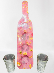 Custom Rose Shot Glass Holder